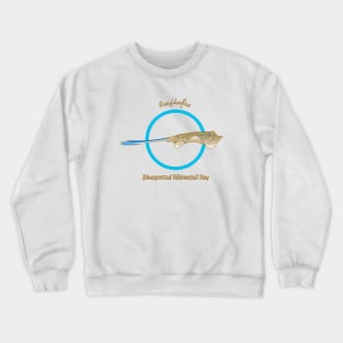 Bluespotted Ribbontail Ray Crewneck Sweatshirt